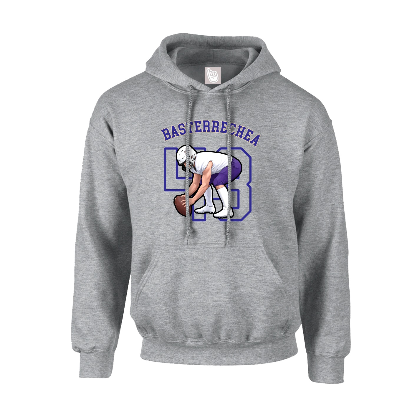 Youth Hoodie — Shirsey Arch in Grey