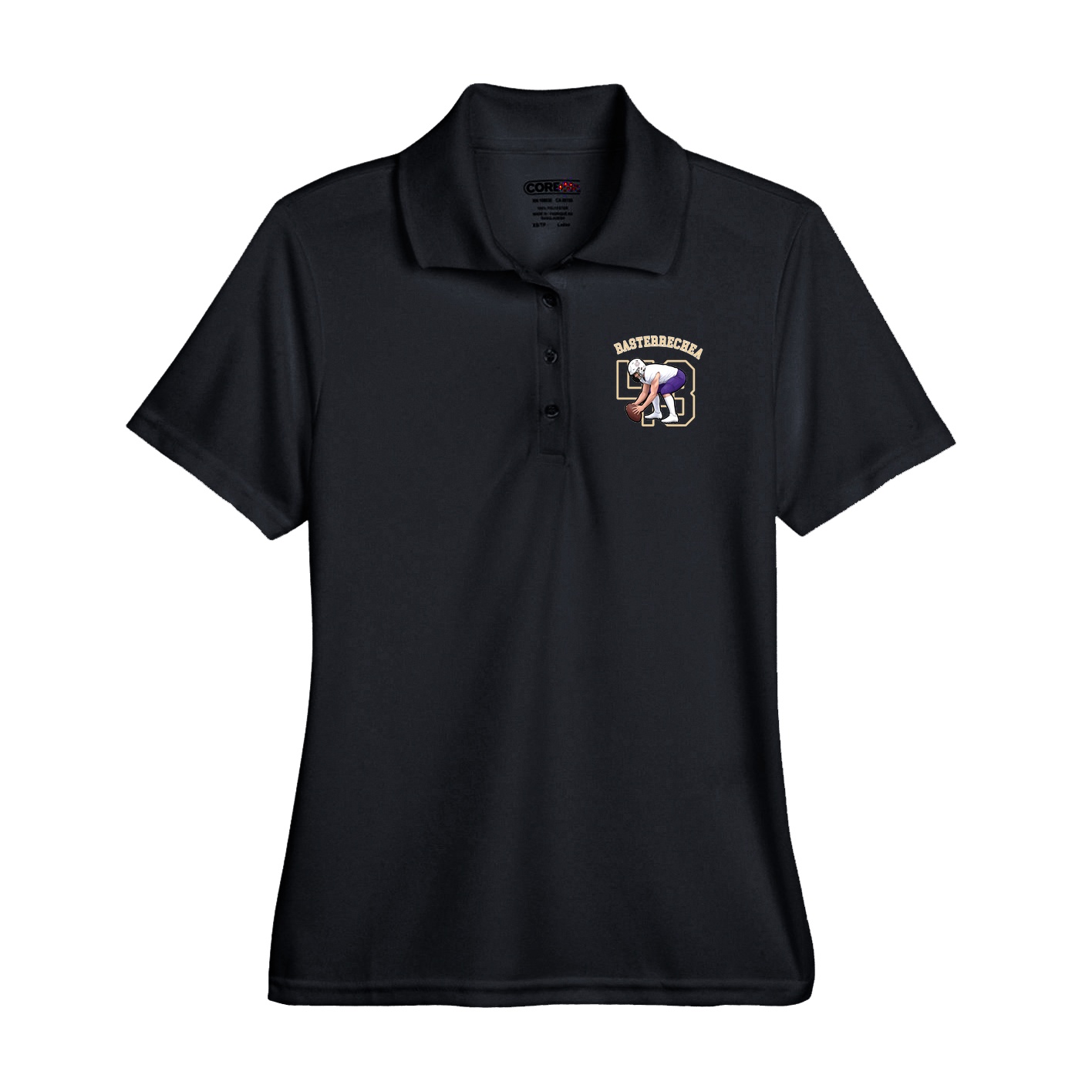 Performance Polo — Shirsey Arch in Black
