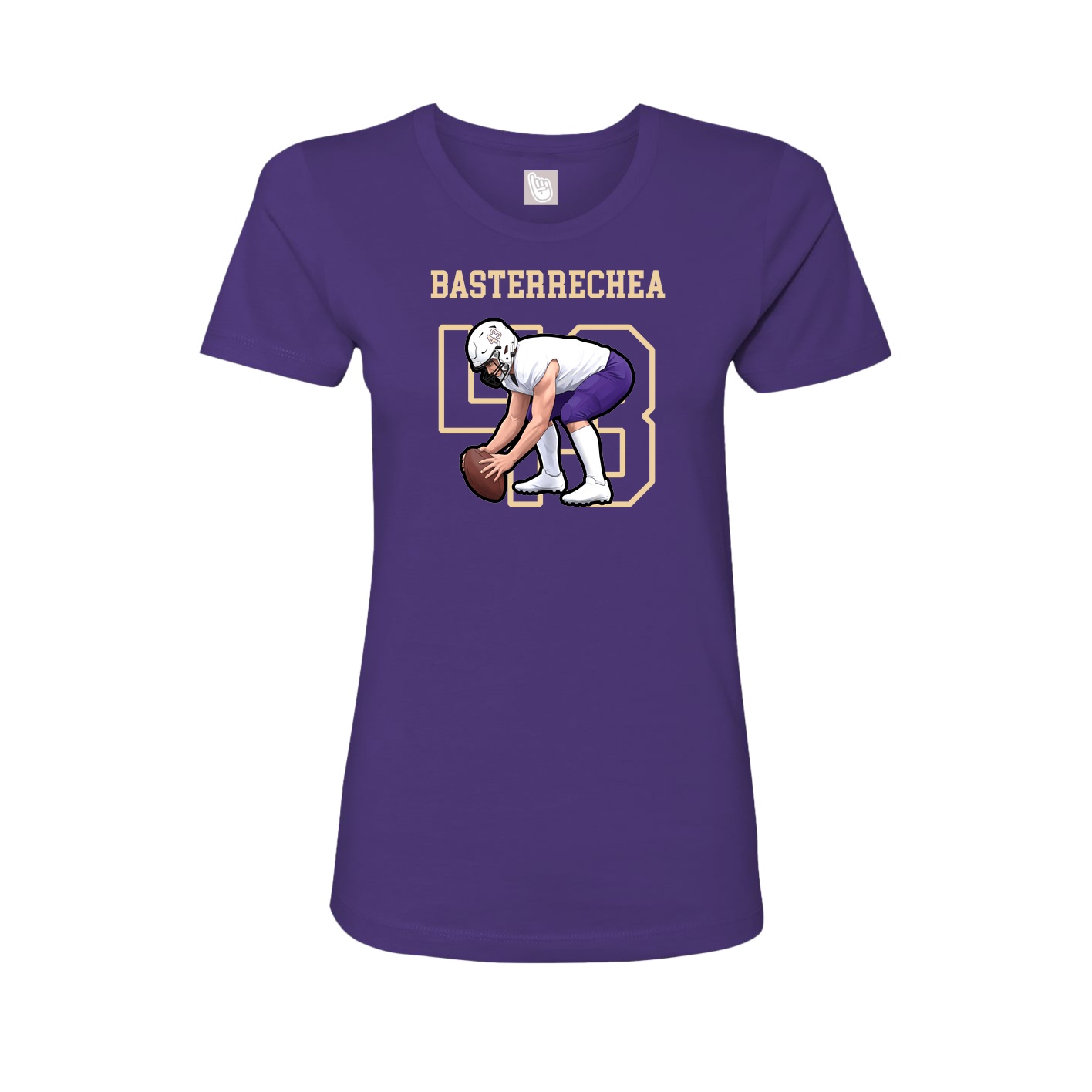 Fitted Women's Tee — Shirsey in Purple
