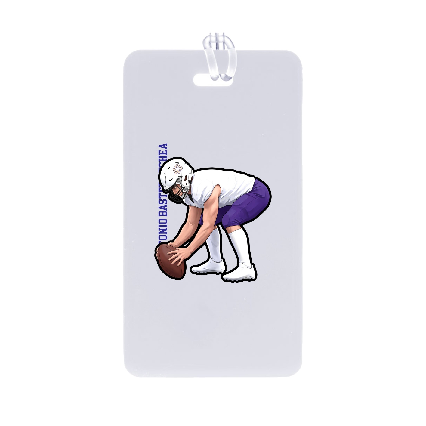 Bag Tag — Name Vertical in Classic