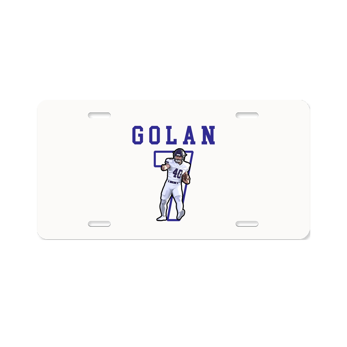License Plate — Shirsey in Classic