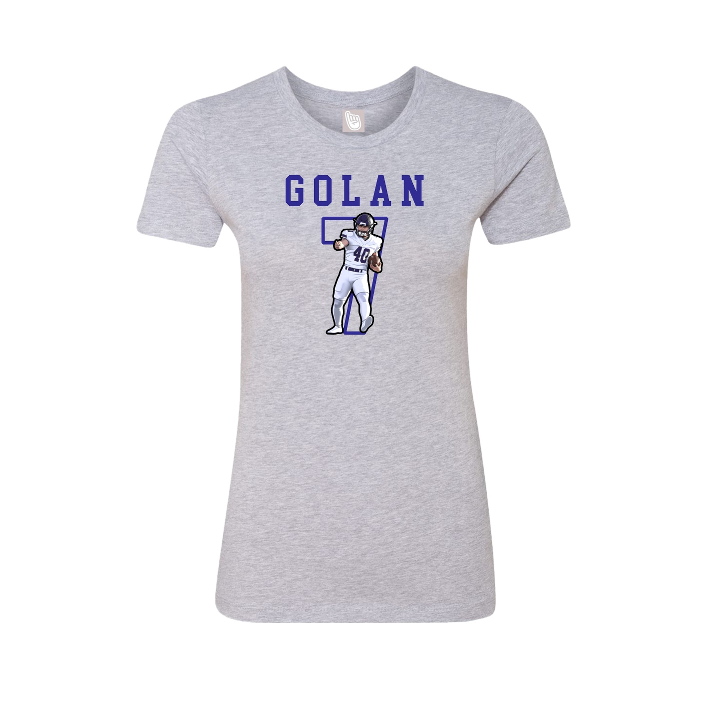 Fitted Women's Tee — Shirsey in Grey