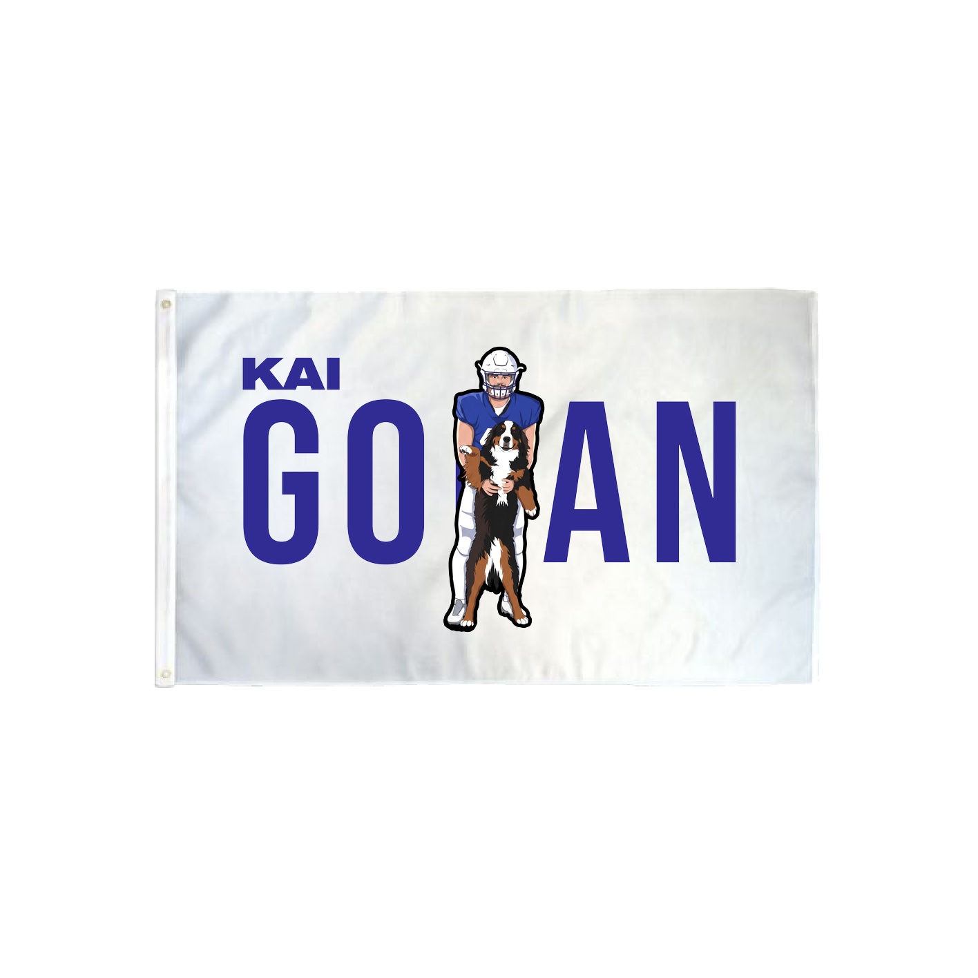 3x5 Flag — Player Name in Classic