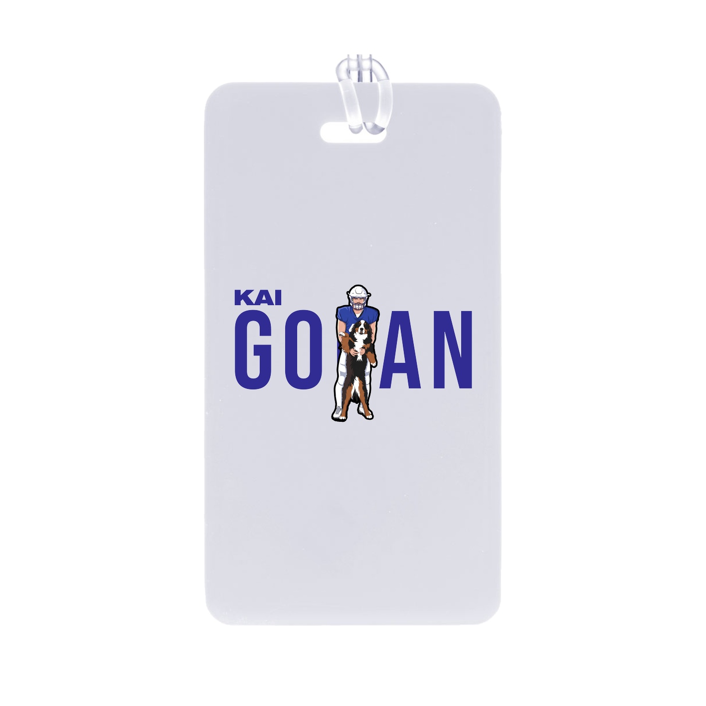 Bag Tag — Player Name in Classic
