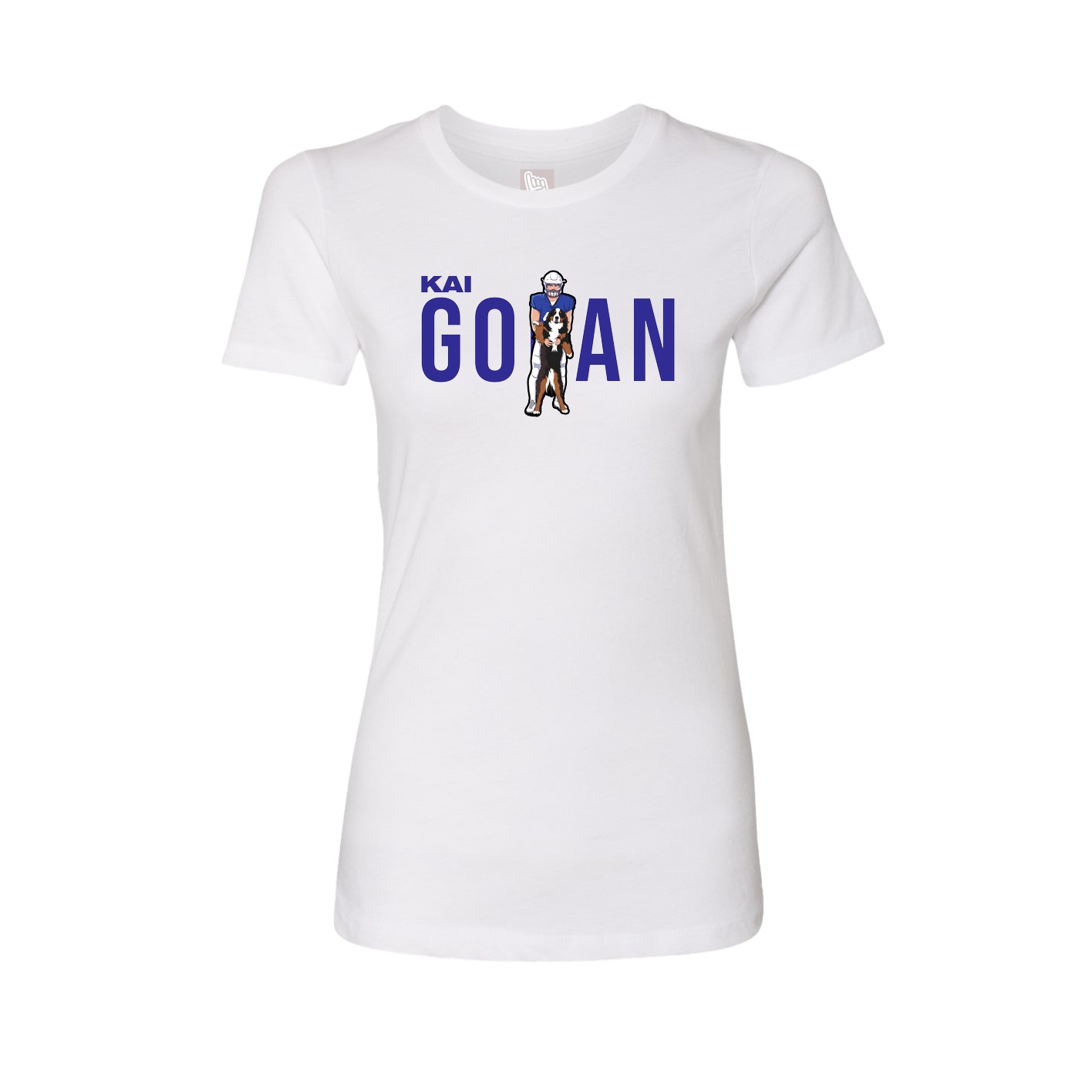 Womens Tee — Player Name in White