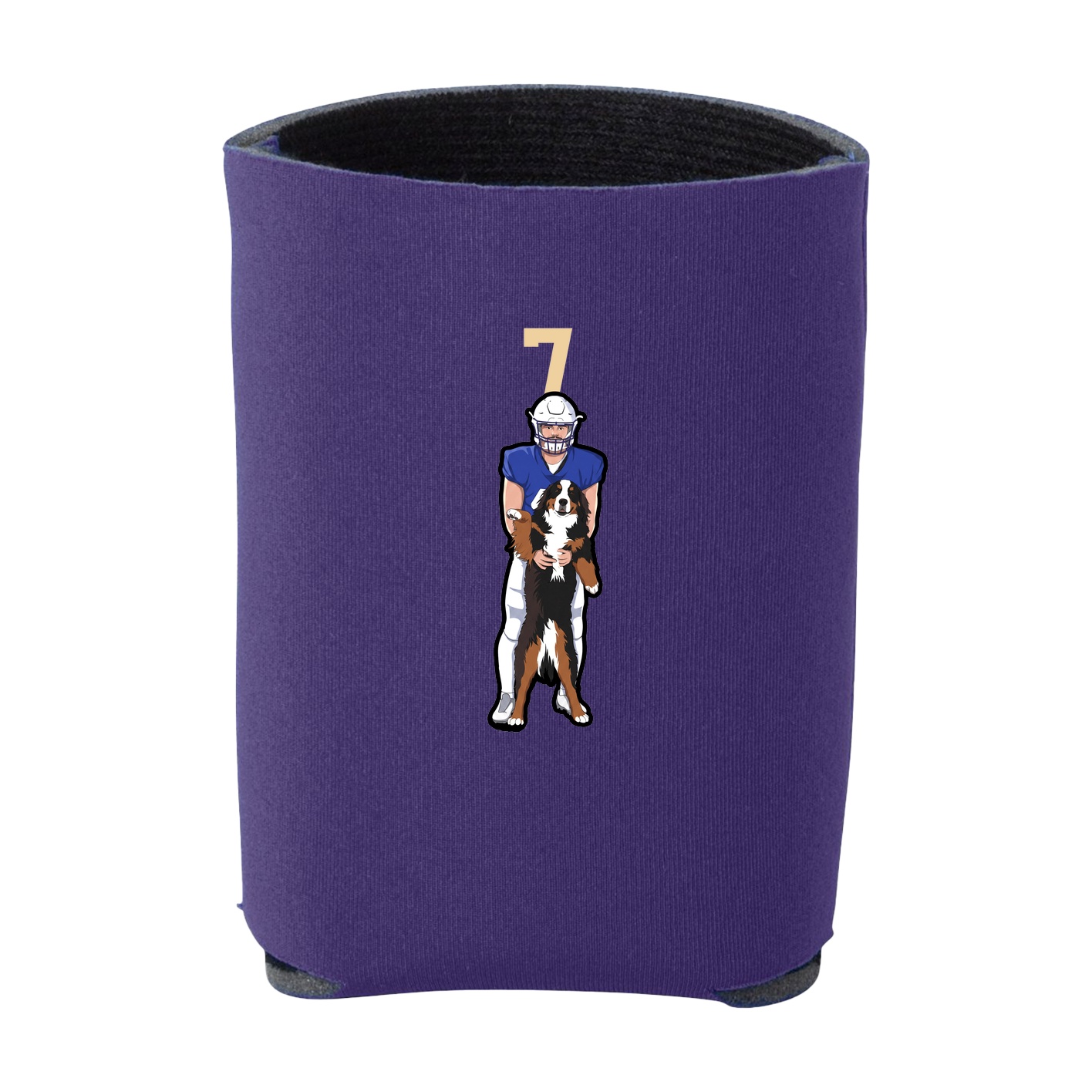Can Holder — Number Top in Purple