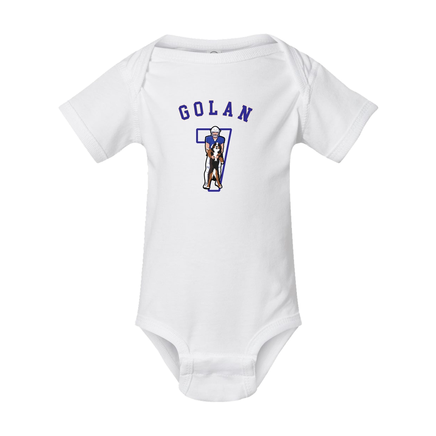 Baby Onesie — Shirsey Arch in White