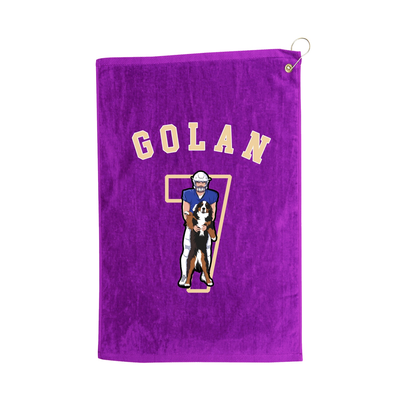 Golf Towel — Shirsey Arch in Purple