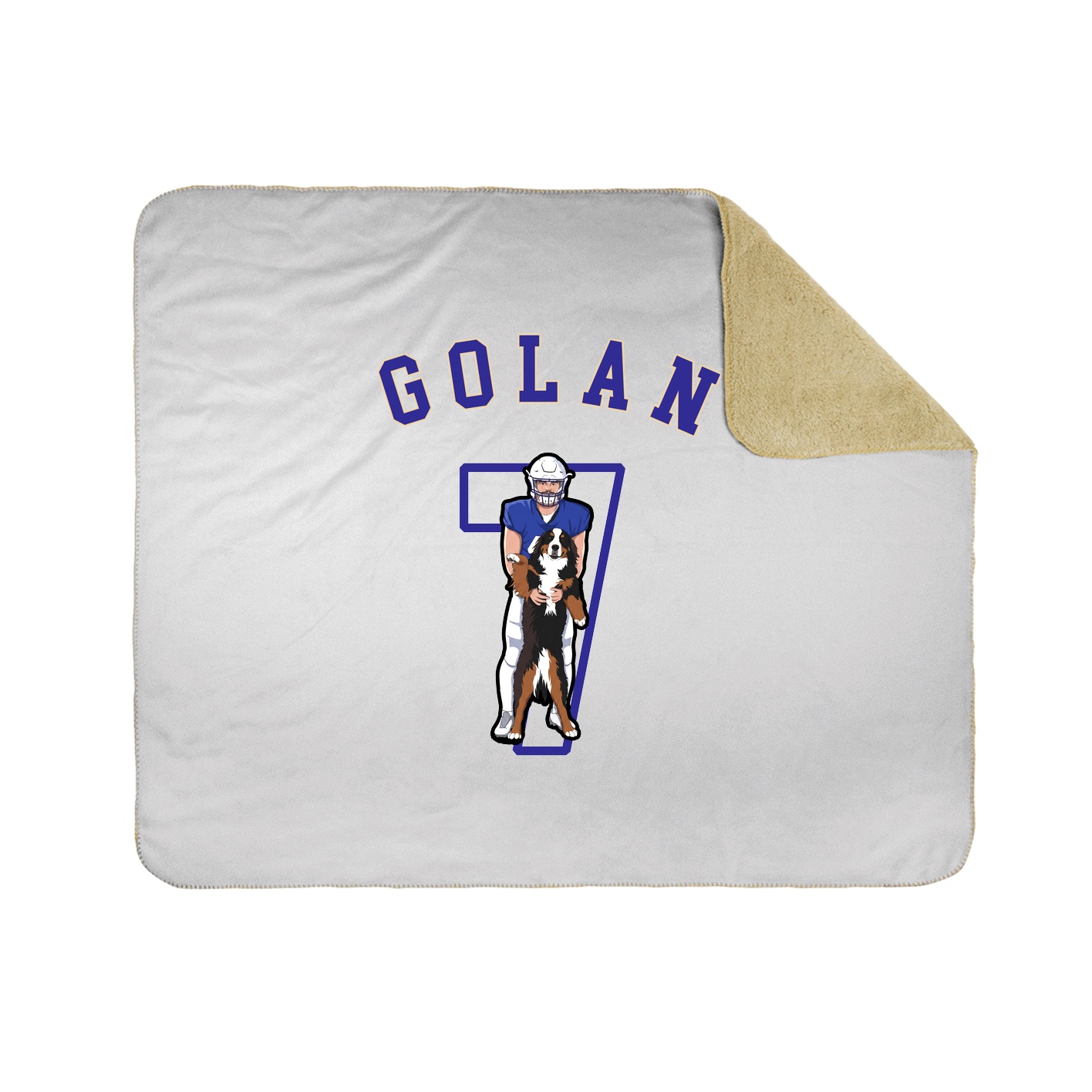 Throw Blanket — Shirsey Arch in White