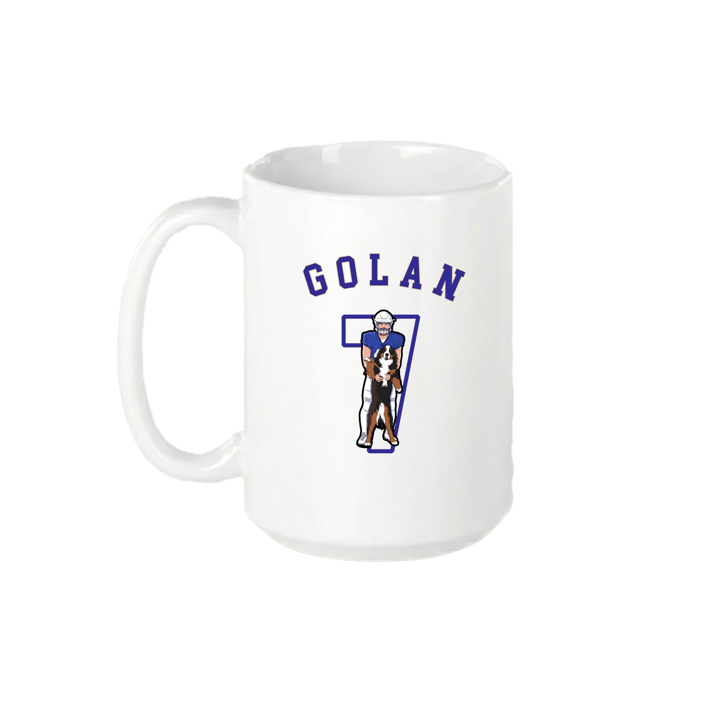 15oz Coffee Mug — Shirsey Arch in White