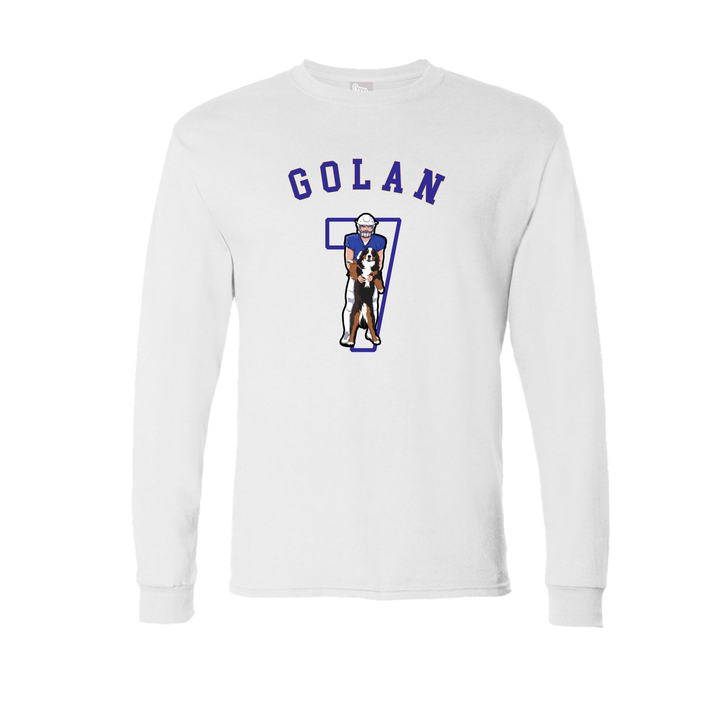 Long Sleeve Tee — Shirsey Arch in White
