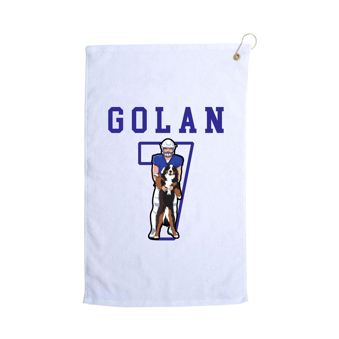 Golf Towel — Shirsey in White