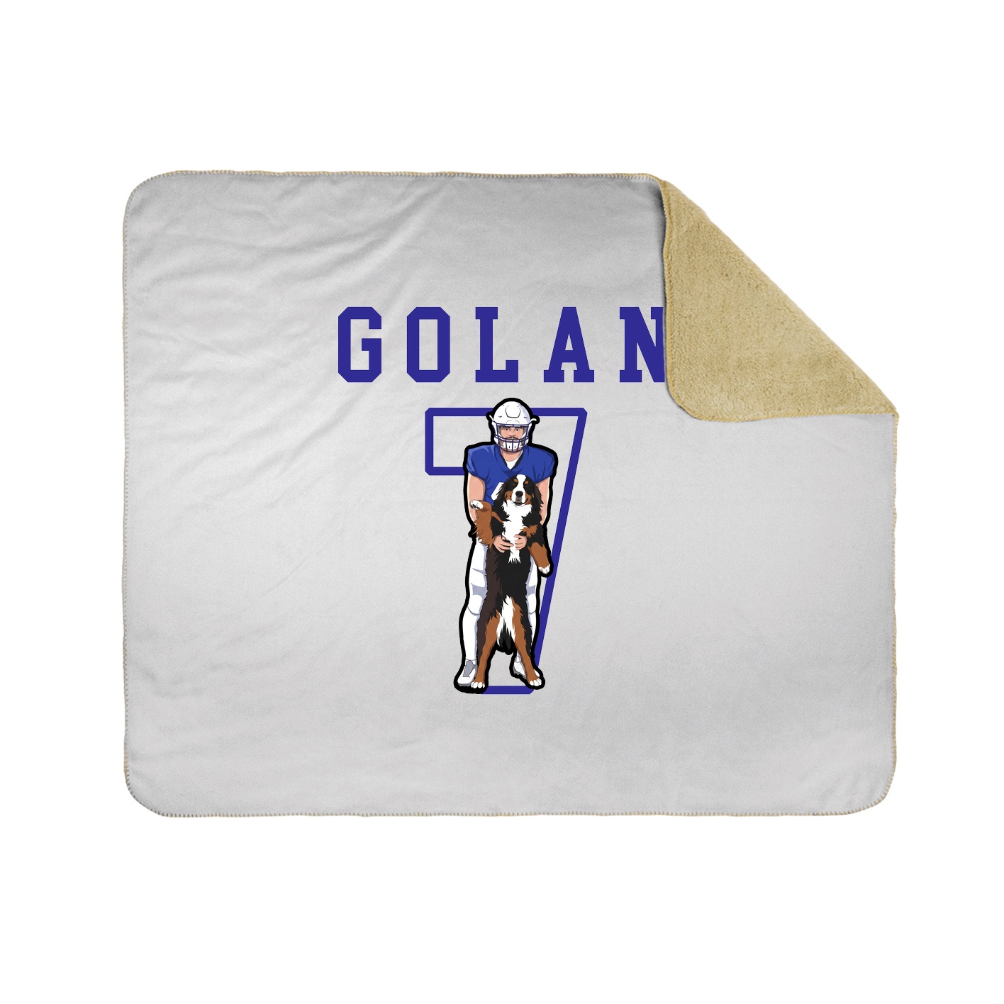 Throw Blanket — Shirsey in White