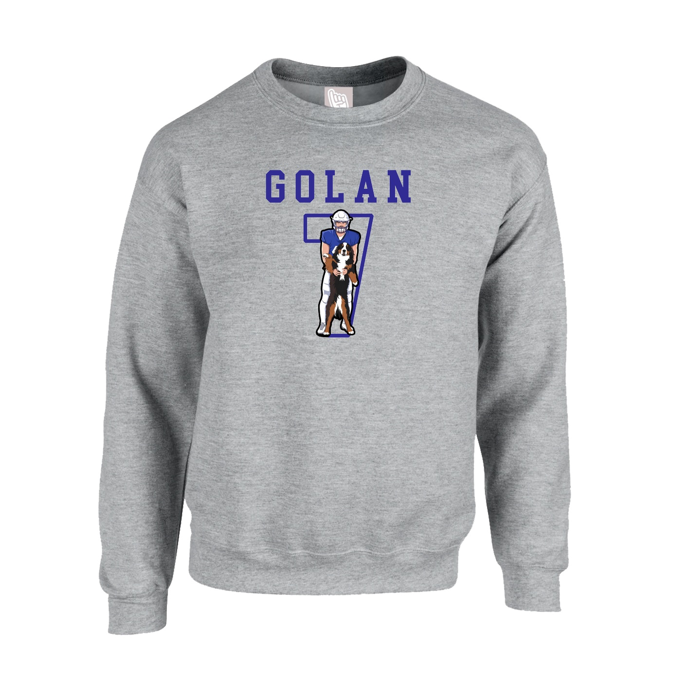 Fleece Crew — Shirsey in Grey