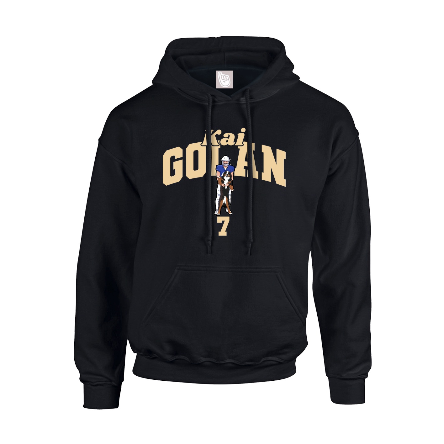 Hoodie — Signature Arch in Black
