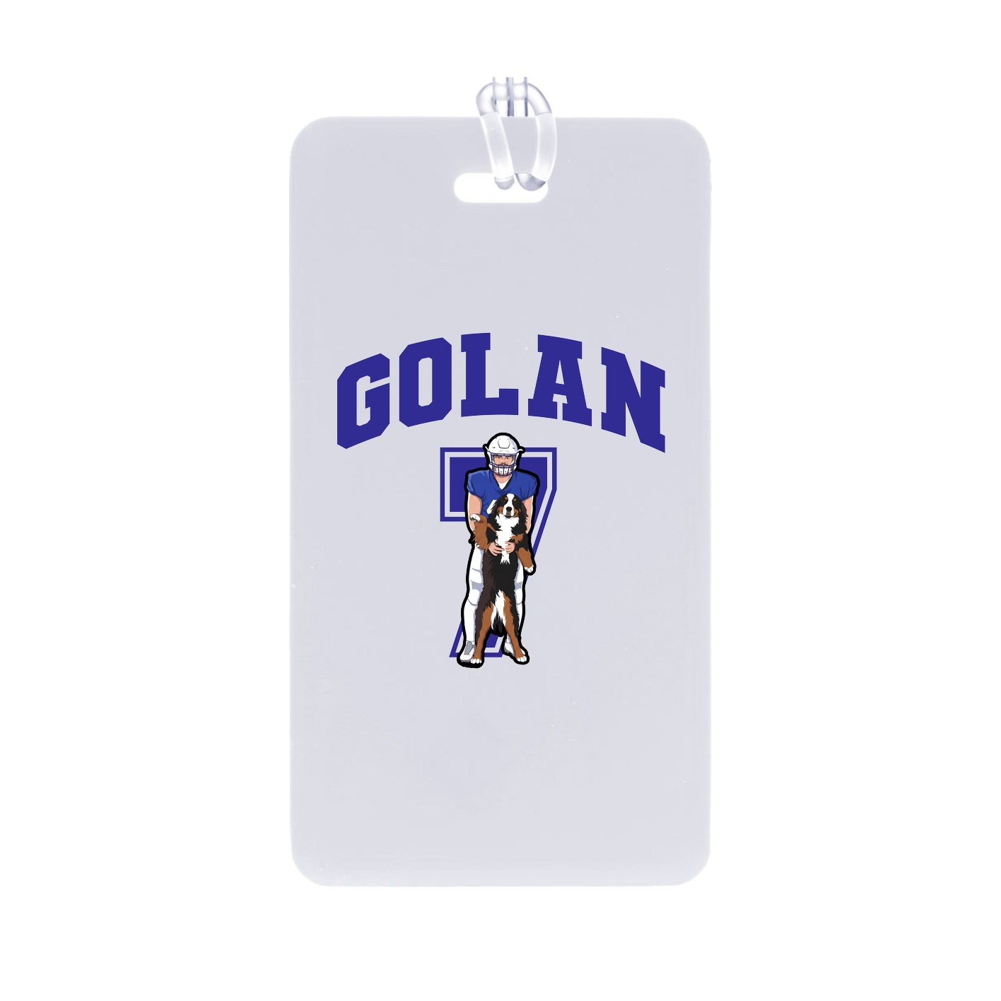 Bag Tag — Number in Classic
