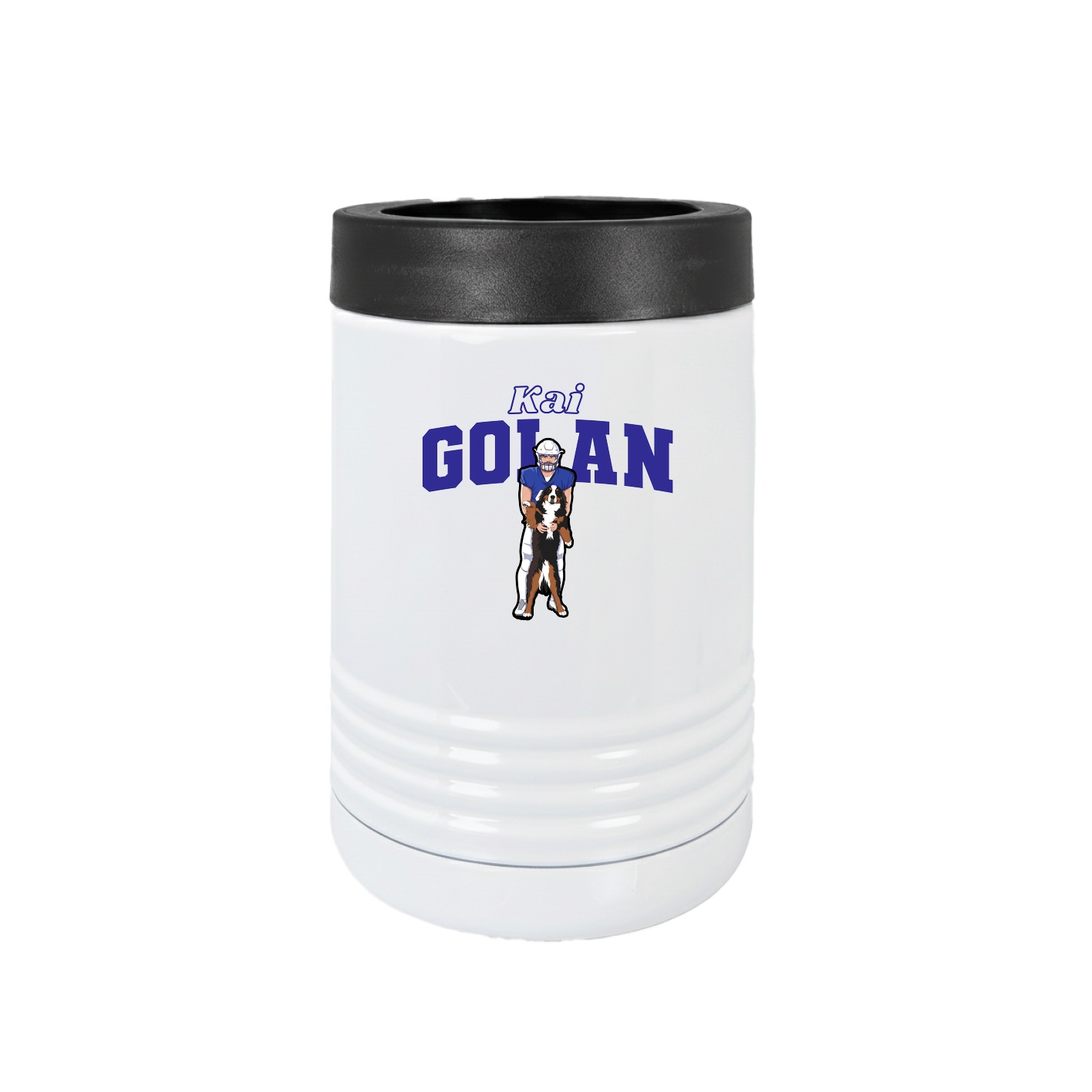 Beverage Holder — Name Arch in White