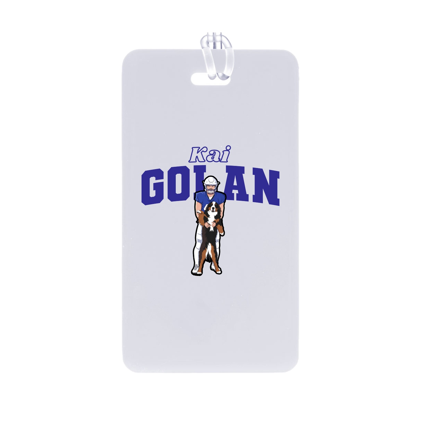 Bag Tag — Name Arch in Classic