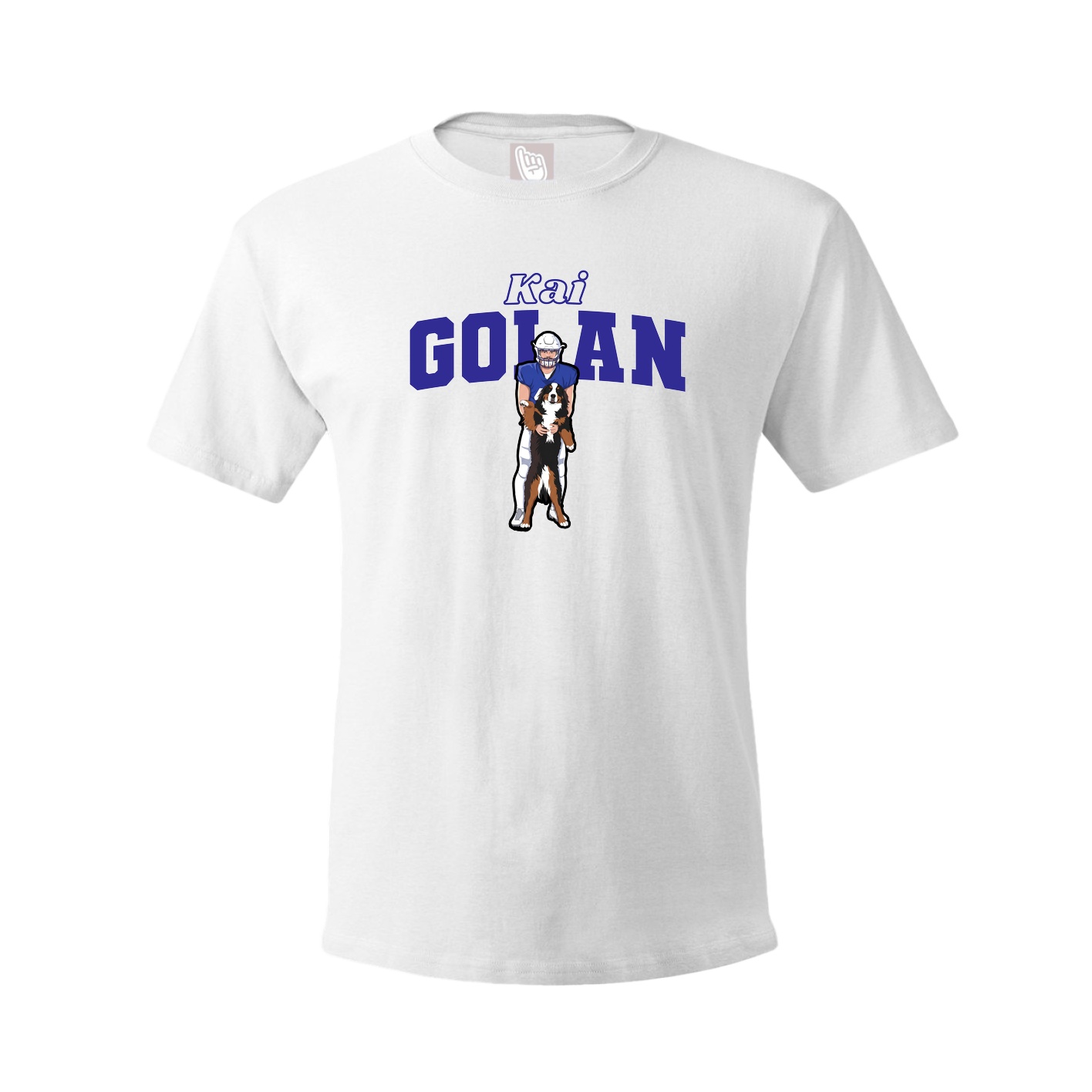 Tee — Name Arch in White