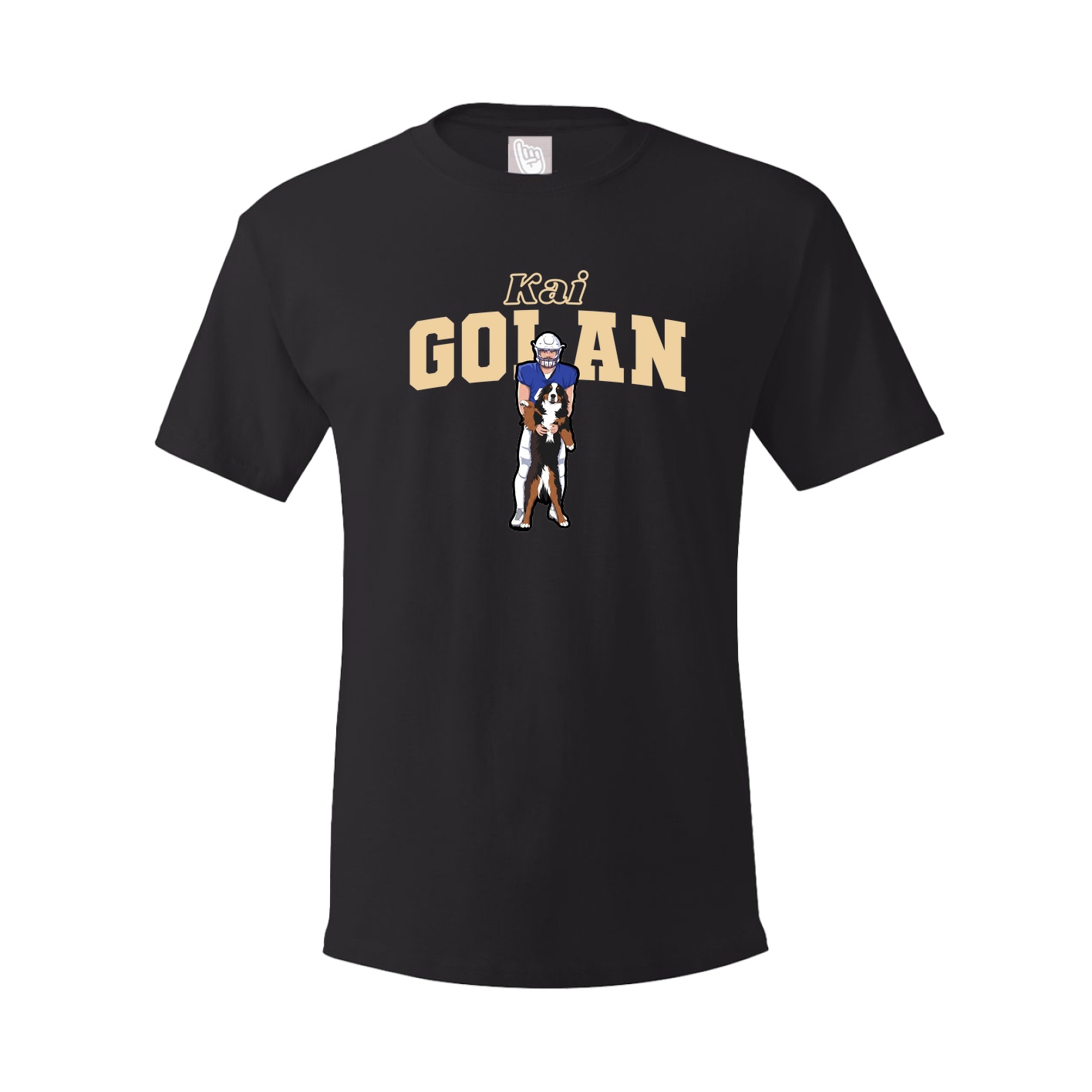 Youth Tee — Name Arch in Black