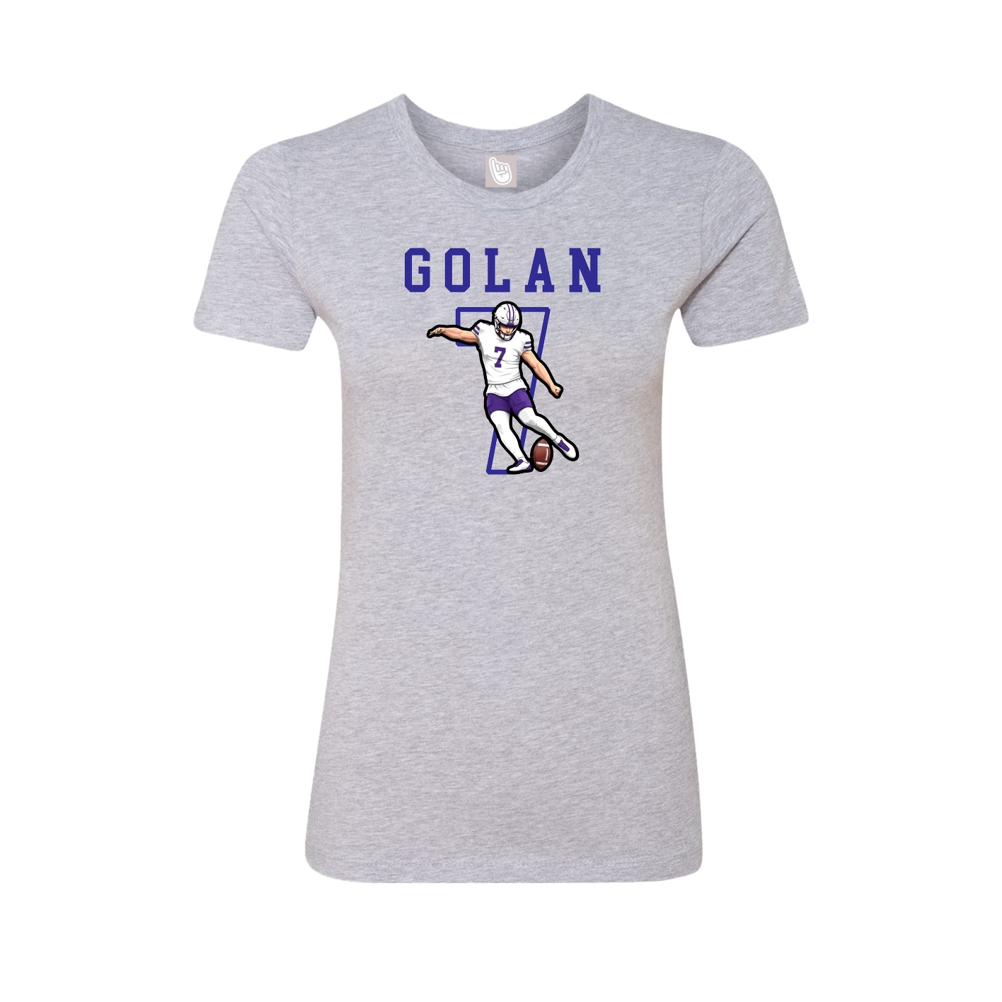 Fitted Women's Tee — Shirsey in Grey