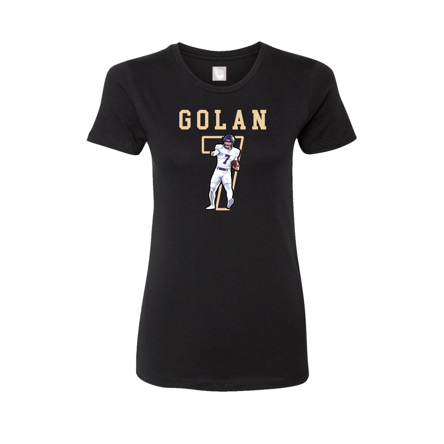 Fitted Women's Tee — Shirsey in Black
