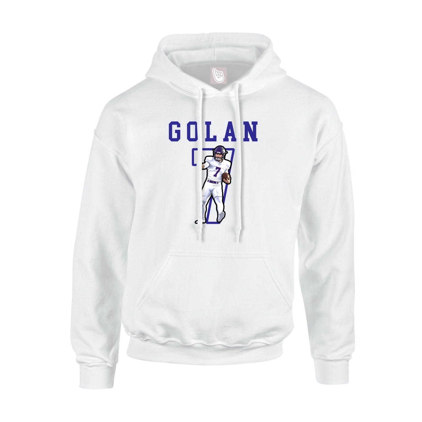 Hoodie — Shirsey in White