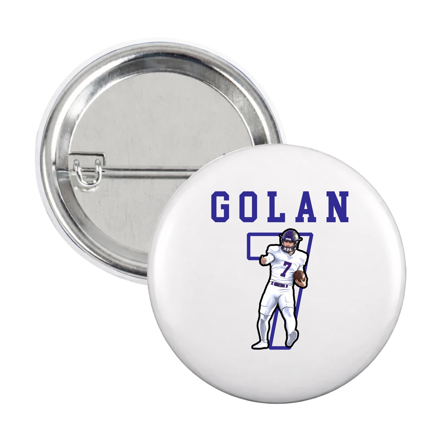 Game Day Button — Shirsey in White