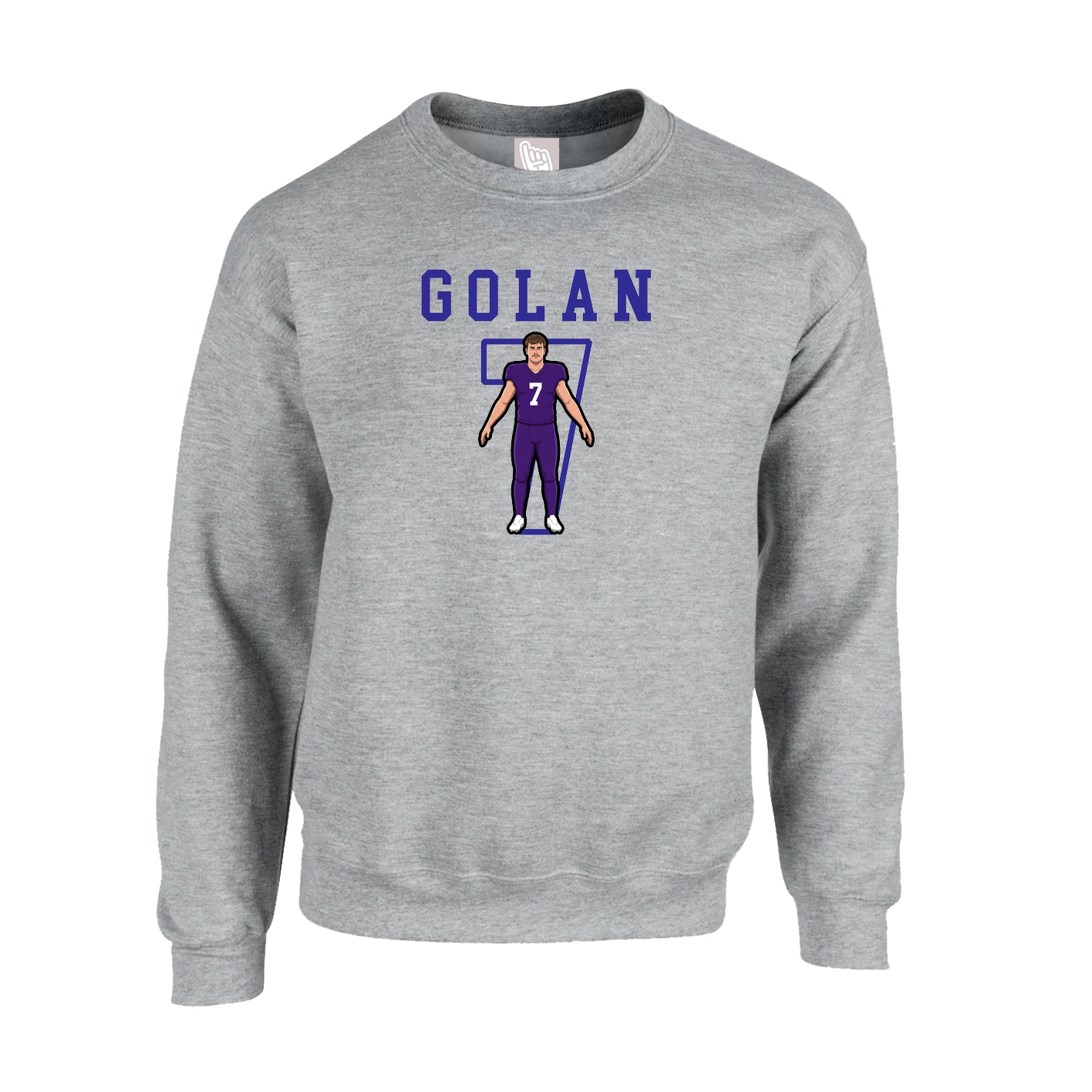 Fleece Crew — Shirsey in Grey