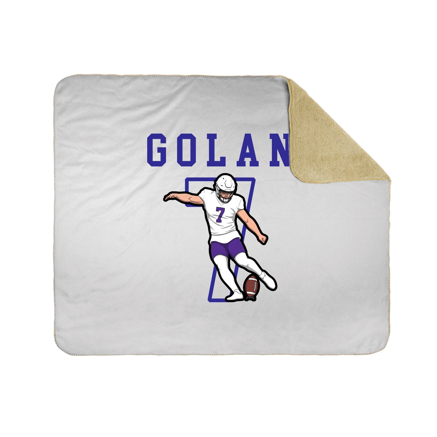 Throw Blanket — Shirsey in White