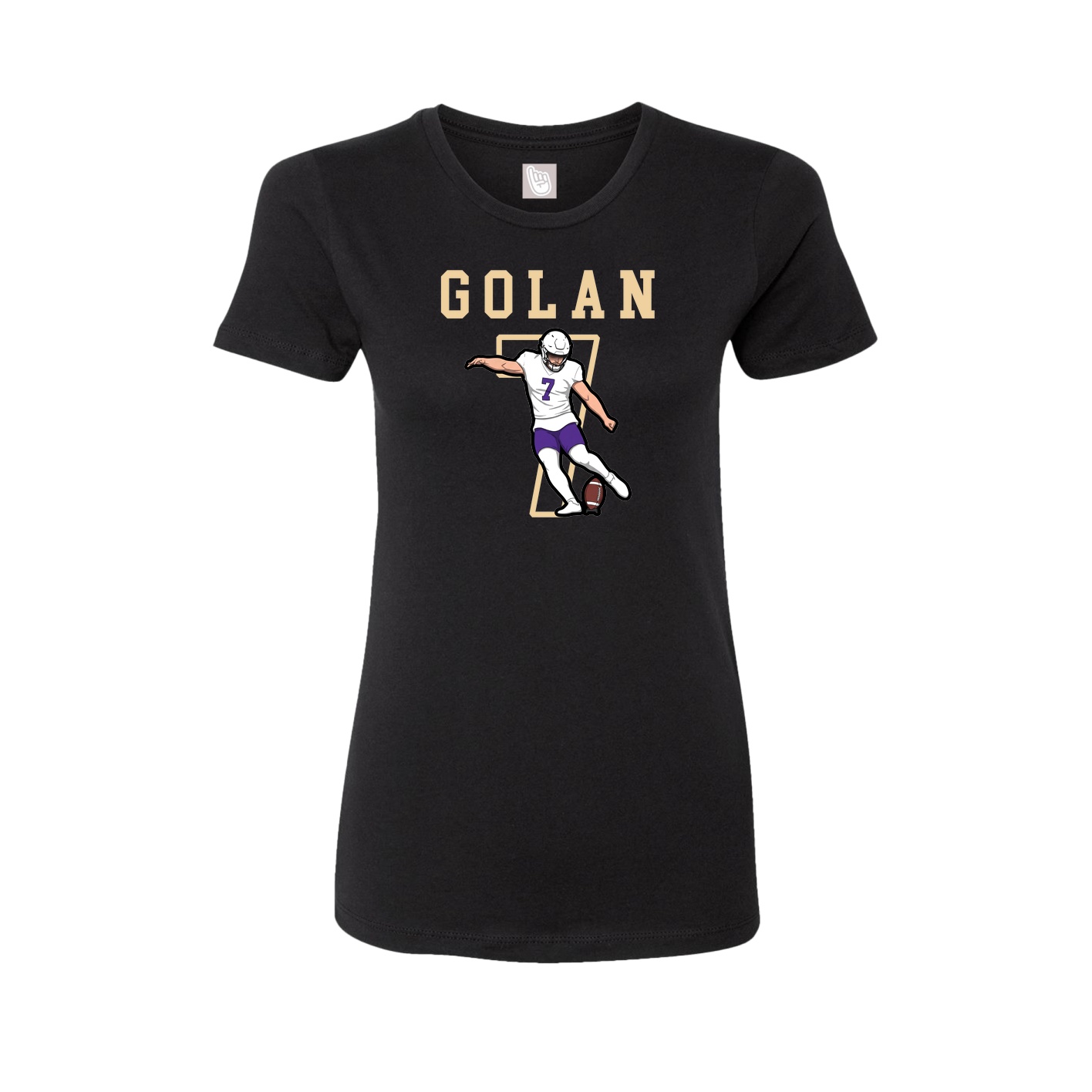 Fitted Women's Tee — Shirsey in Black