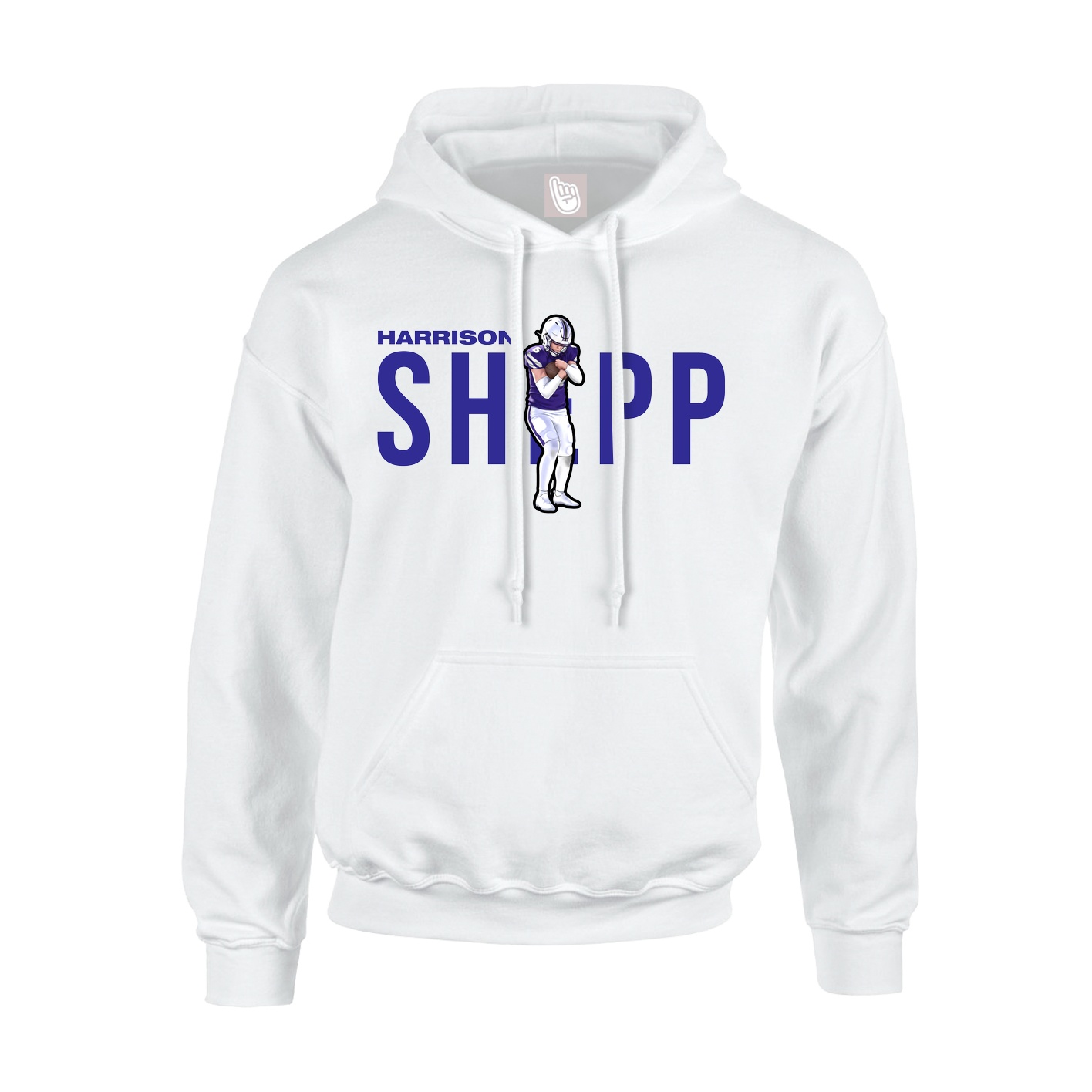 Hoodie — Player Name in White