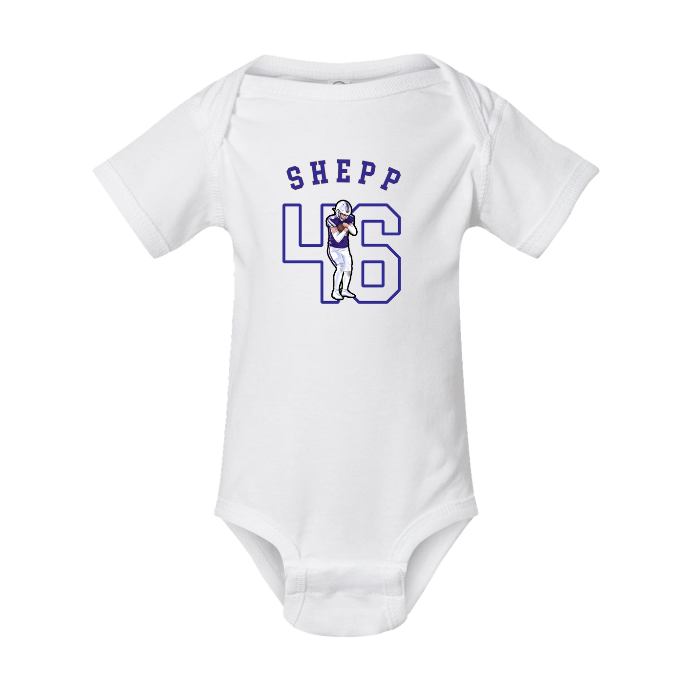Baby Onesie — Shirsey Arch in White