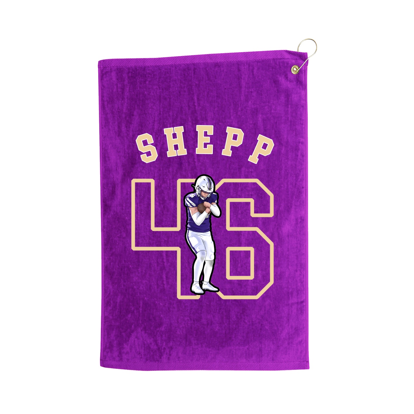 Golf Towel — Shirsey Arch in Purple
