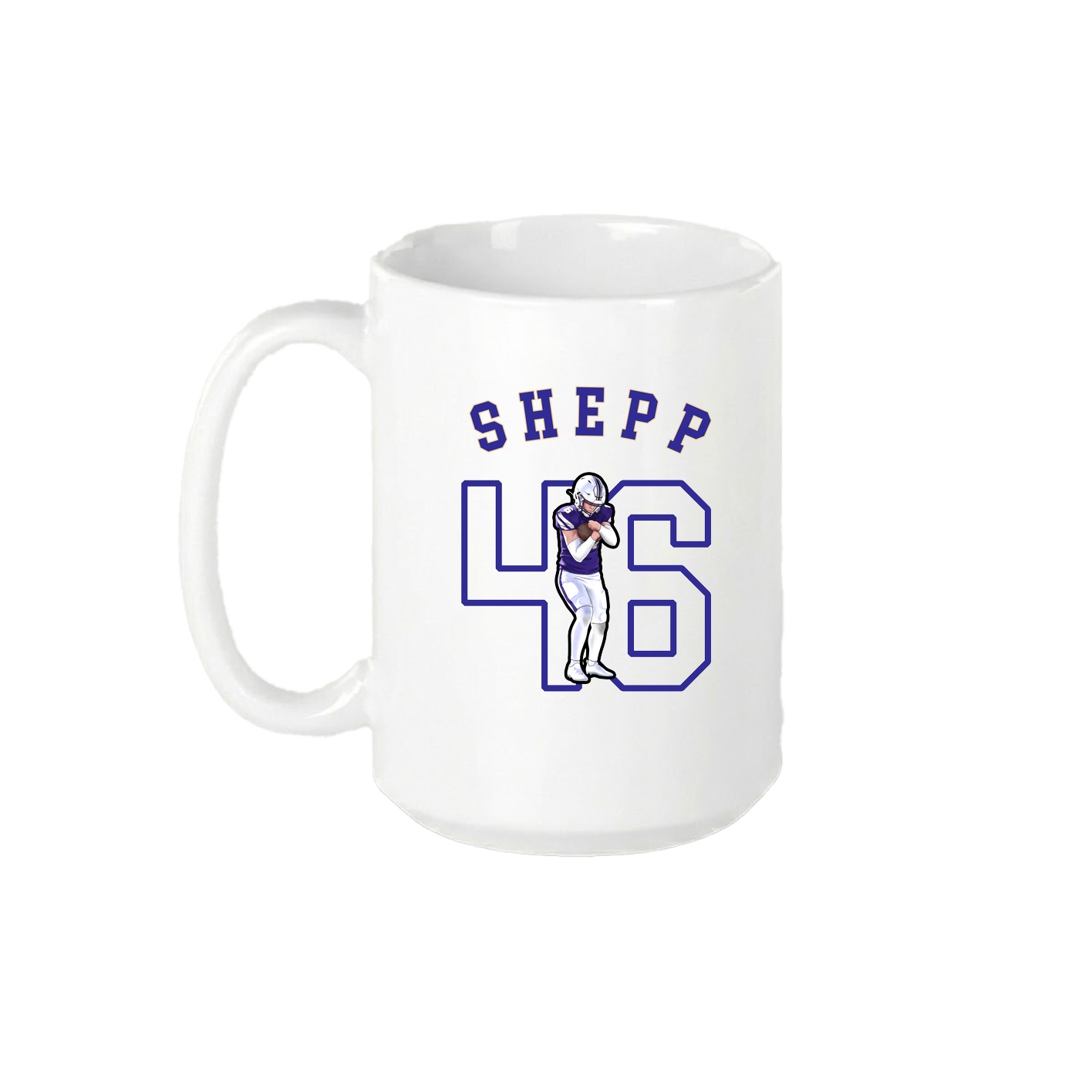15oz Coffee Mug — Shirsey Arch in White