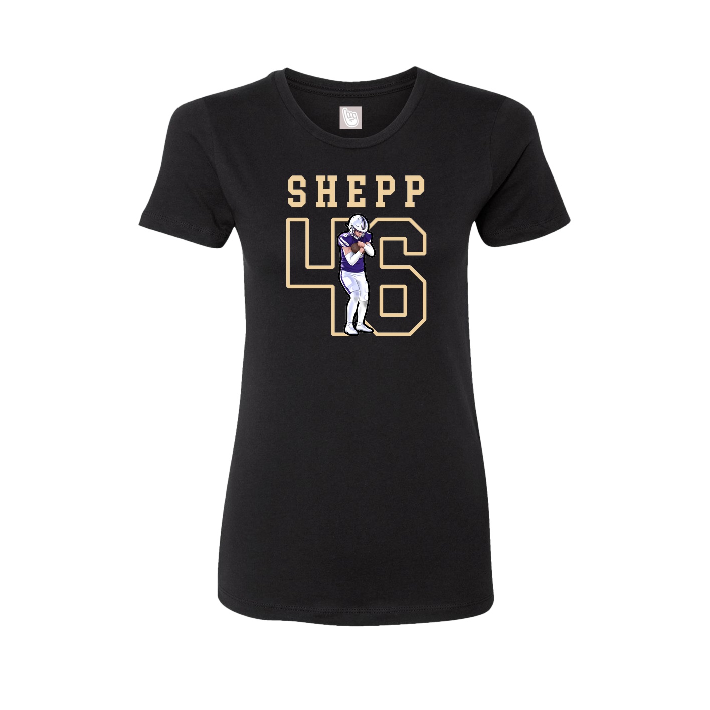 Fitted Women's Tee — Shirsey in Black