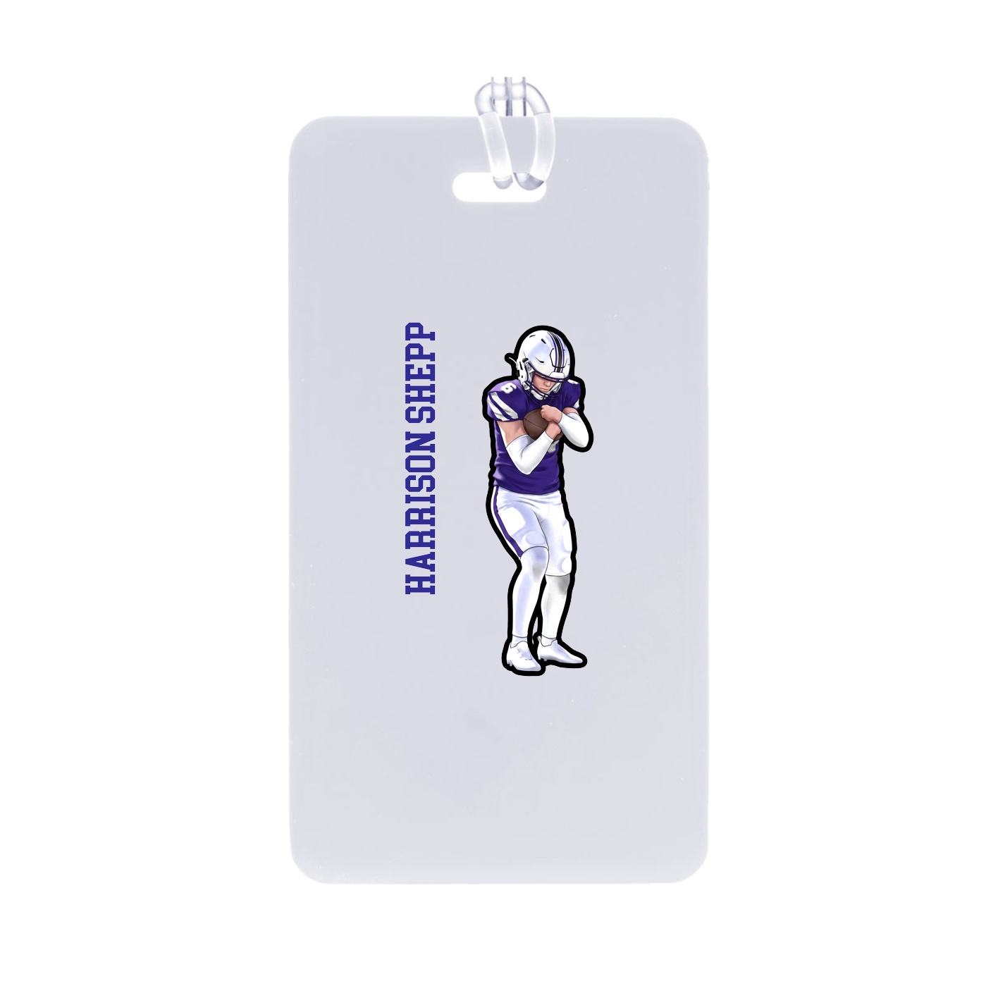 Bag Tag — Name Vertical in Classic