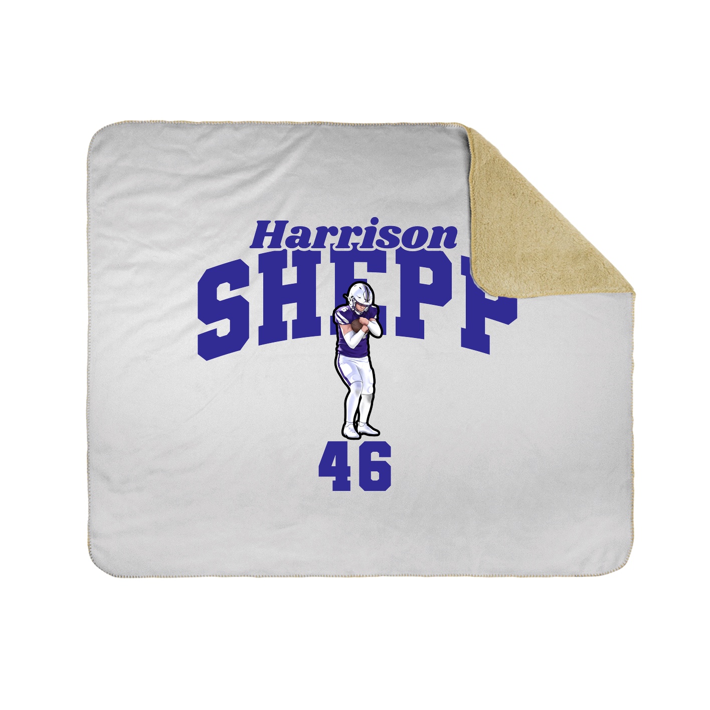 Throw Blanket — Signature Arch in White