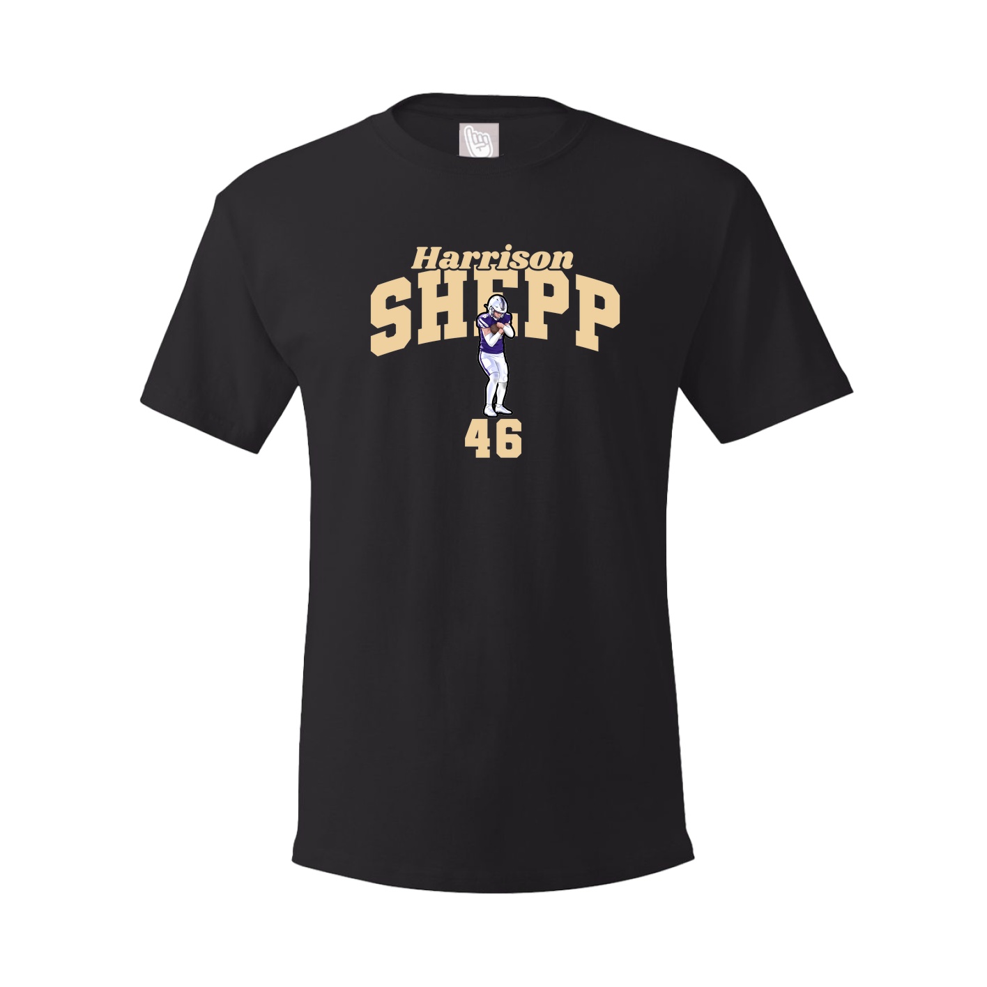 Youth Tee — Signature Arch in Black
