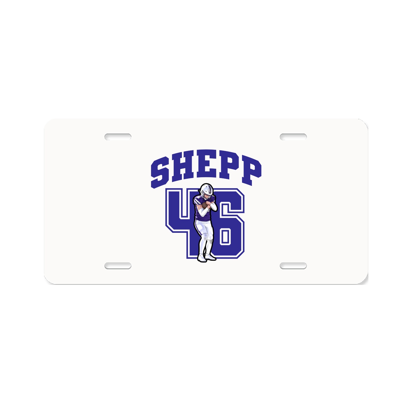 License Plate — Number in Classic