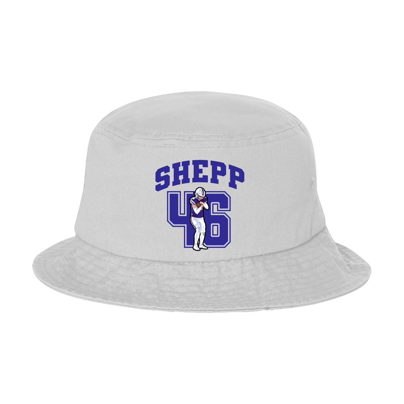 Bucket Cap — Number in White