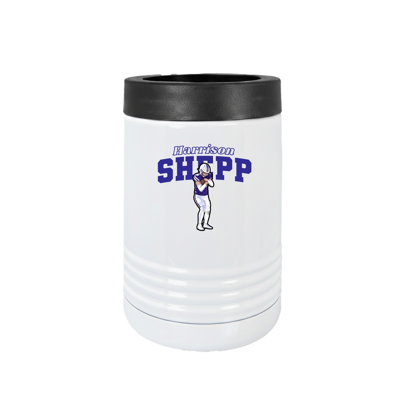 Beverage Holder — Name Arch in White
