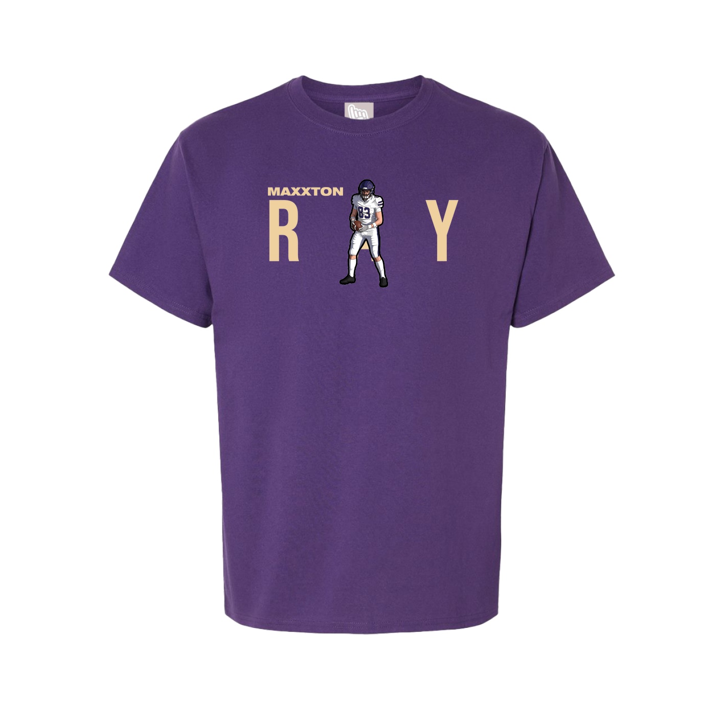 Youth Tee — Player Name in Purple
