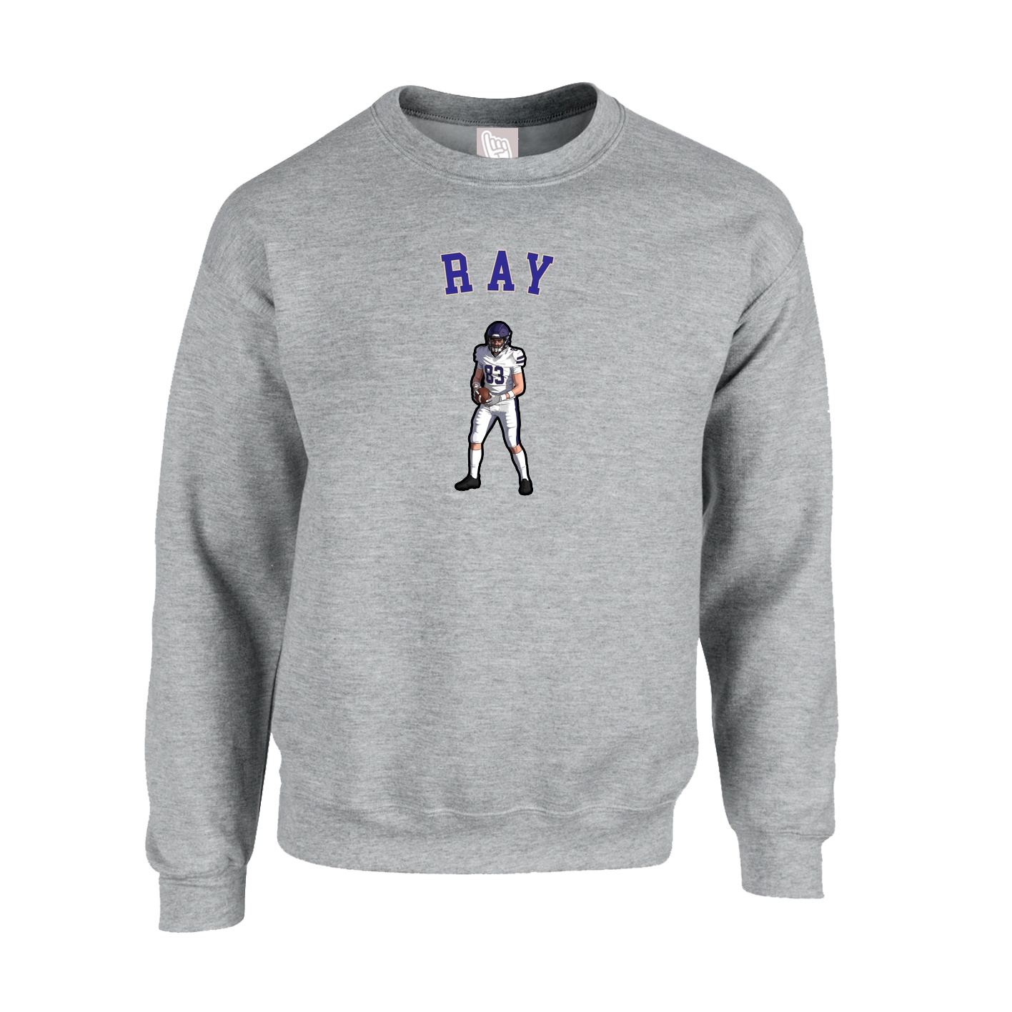 Fleece Crew — Shirsey Arch in Grey