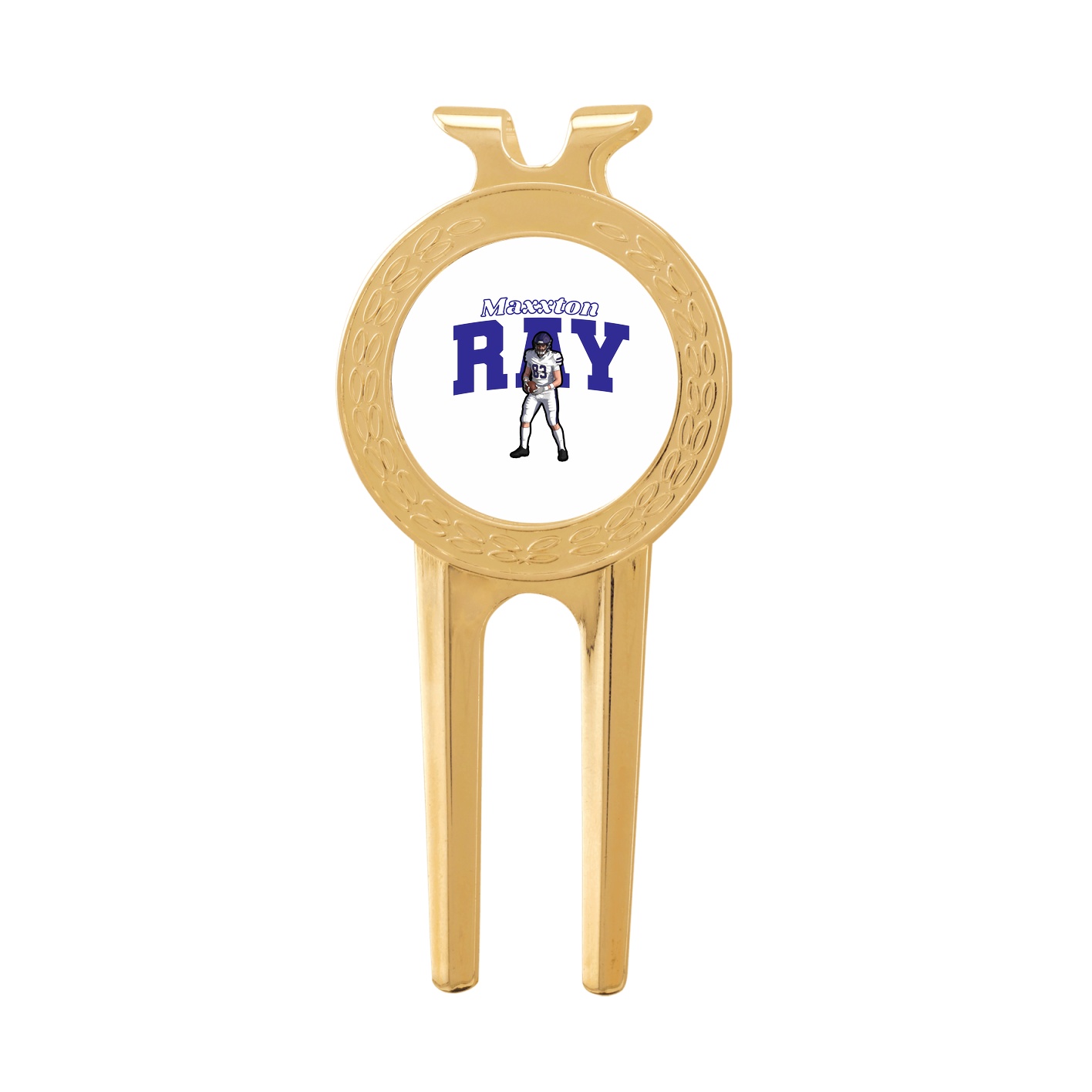 Divot Tool with Ball Marker — Name Arch in Classic