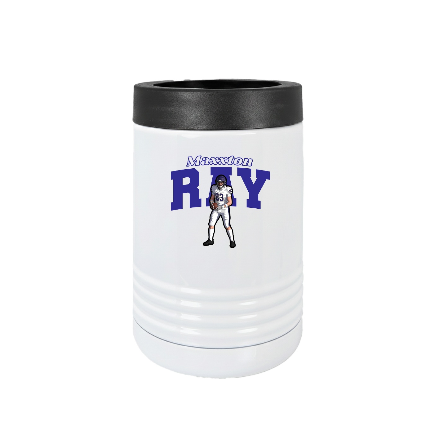 Beverage Holder — Name Arch in White