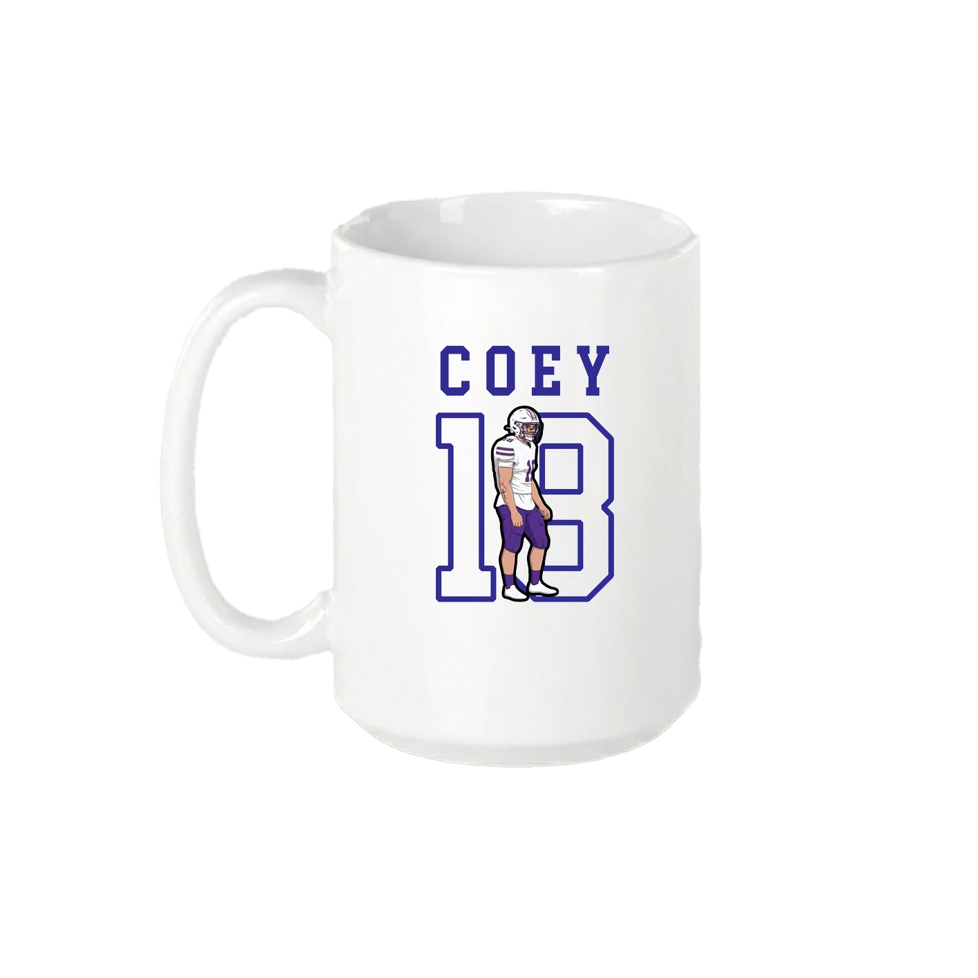 15oz Coffee Mug — Shirsey in White