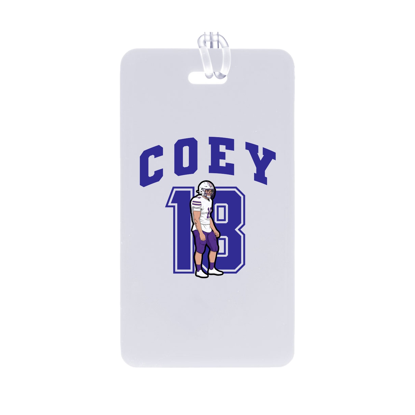 Bag Tag — Number in Classic