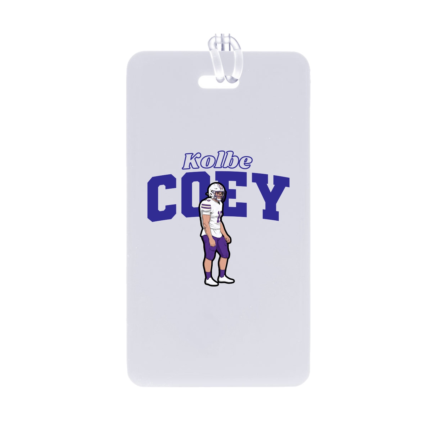Bag Tag — Name Arch in Classic