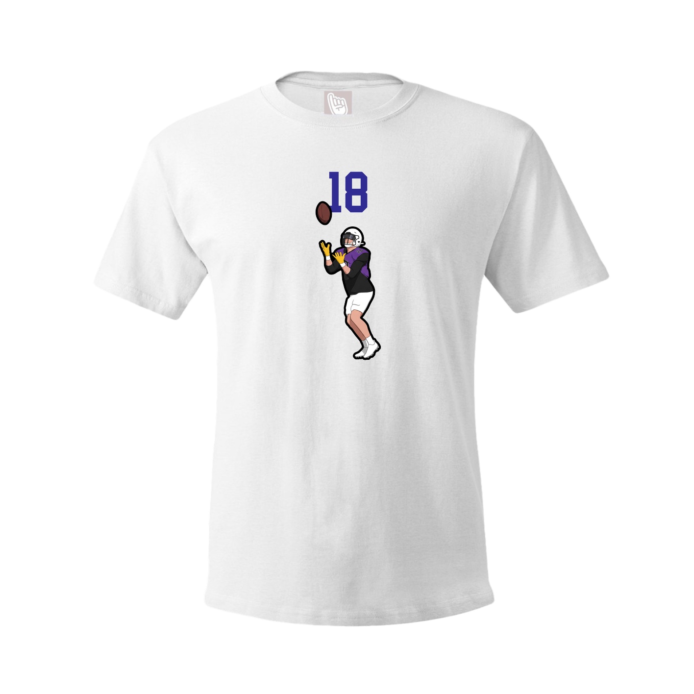Tee — Number Top in White